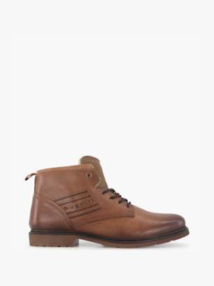 Bugatti Schnür-Stiefelette Cognac