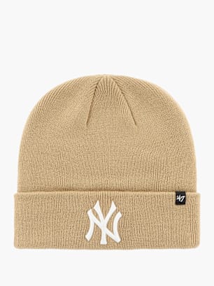 New York Yankees Bonnet tricoté Beige