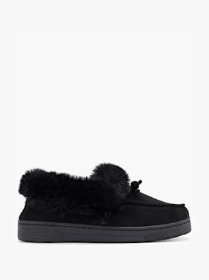 Casa mia Chaussons fourrés Noir