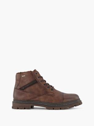 TOM TAILOR Bottes à lacets Marron