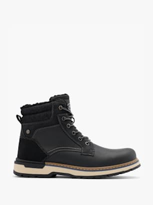 AM SHOE Stivale allacciato Nero