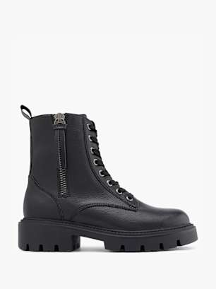 Graceland Schnür-Stiefelette Schwarz