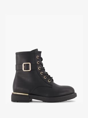 Graceland Schnür-Stiefelette Schwarz