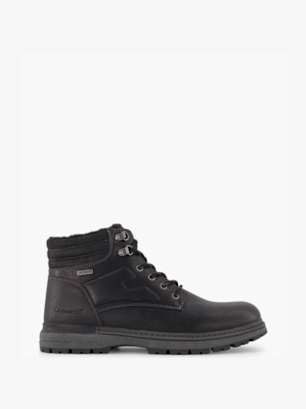 Landrover Schnür-Stiefelette Schwarz