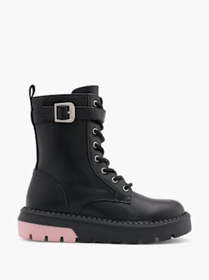 Graceland Bottes à lacets Noir