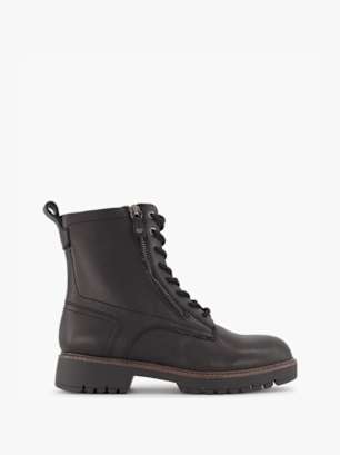Tamaris Bottes à lacets Noir