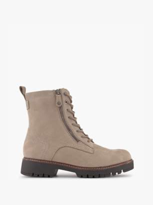 Tamaris Bottes à lacets Taupe