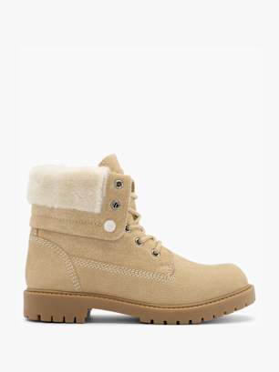 Landrover Bottes à lacets Beige