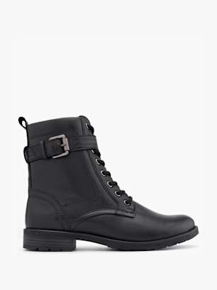 5th Avenue Bottes à lacets Noir