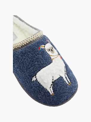 Casa mia Pantoffel Blau