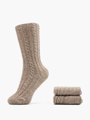 Cosy Nature Socken Taupe