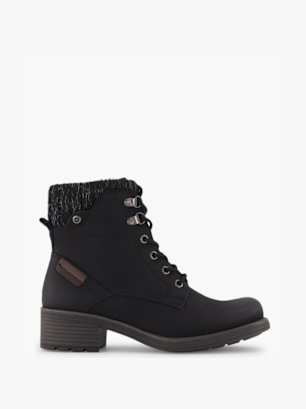 Graceland Schnür-Stiefelette Schwarz