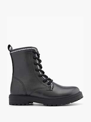 Graceland Bottes à lacets Noir