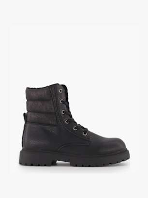Graceland Bottes à lacets Noir