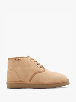 Bench Schnür-Stiefelette Beige