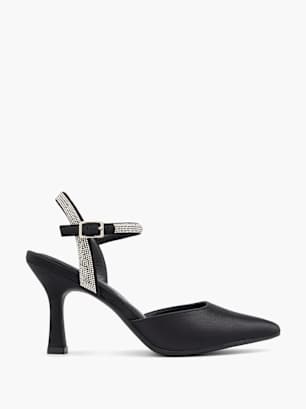 Catwalk Spangenpumps Schwarz