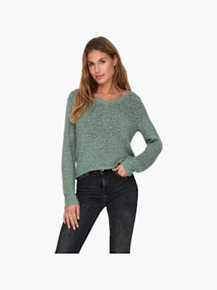 ONLY Strickpullover Grün