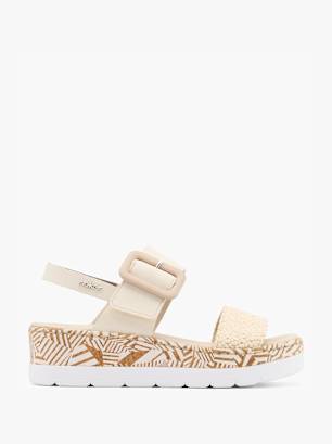 Rieker Sandale Crème