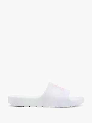 Kappa Flache Pantolette Weiss
