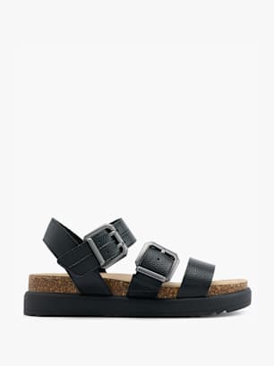 Catwalk Sandale Schwarz