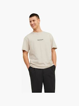JACK & JONES T-Shirt Beige