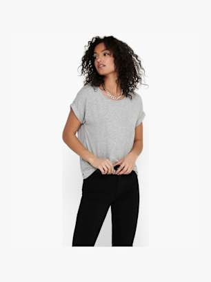 ONLY T-Shirt Grau