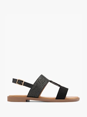 Graceland Sandale Noir