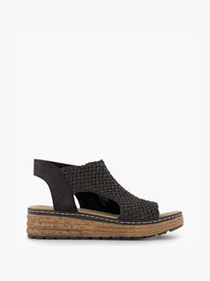 Rieker Sandale Noir