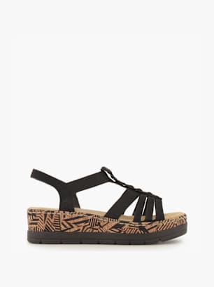 Rieker Sandale Noir