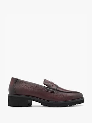 5th Avenue Chaussures de ville Rouge foncé