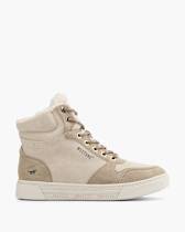 MUSTANG Damen Sneaker 1446605/243 – Mit Teddyfleece-Futter & Abgestepptem Schaft, Bequem & Stylisch