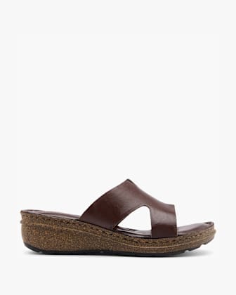 Mules En Cuir Marron Dunham Pour Femme - Taille 8B US - Modèle LS8040, Occasion En Bon état
