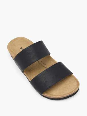Graceland Flache Pantolette Schwarz