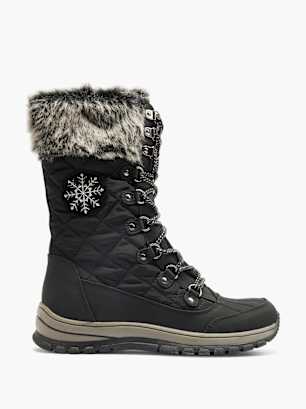 Cortina Bottes à lacets Noir