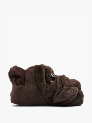 Casa mia Chaussons fourrés Marron