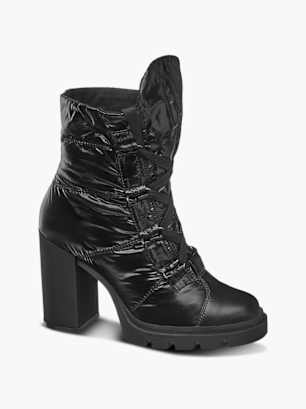 Catwalk Botki sznurowane Czarny