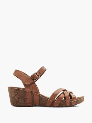 5th Avenue Heeled sandal Brown