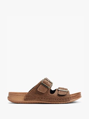Björndal Zapatillas de casa abiertas Marrón
