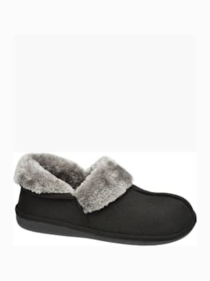 Casa mia Plush slipper Black