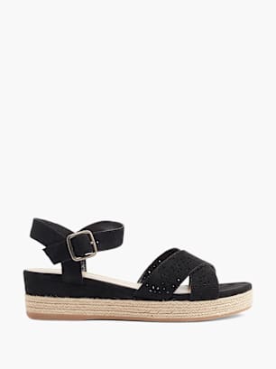 Graceland Sandalias Negro