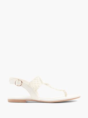Graceland Sandalias de dedo Beige