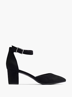 Graceland Sapato de salto com fivela Preto