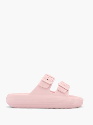 Graceland Flache Pantolette Rosa