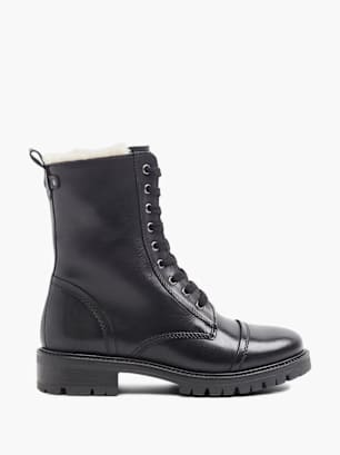 5th Avenue Bottes à lacets Noir