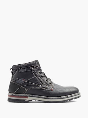 AM SHOE Zimní boty Černá