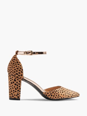 Catwalk Pump med spænde Brun