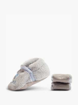 elefanten Chaussettes Gris
