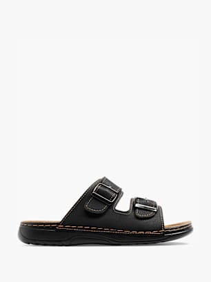 Björndal Sapato de casa aberto Preto