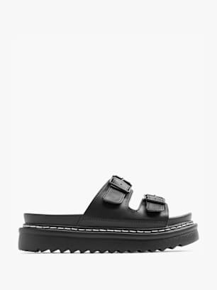 Catwalk Chinelo com palmilha alta Preto
