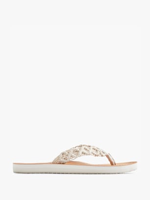 ESPRIT Sandal med tå-split Offwhite